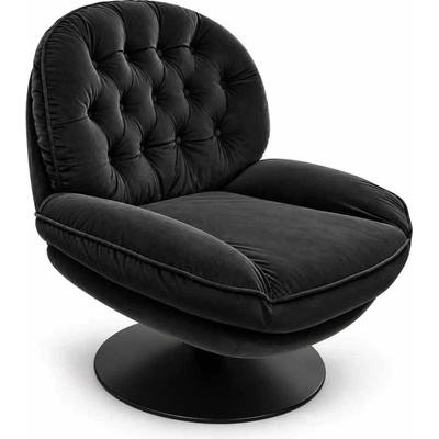 Luxuryform Design Relaxačné Otočné Luna Čierne
