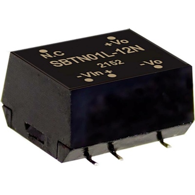 MEAN WELL SBTN01L-05N DC / DC menič napätia, SMD 200 mA 1 W Počet výstupov: 1 x