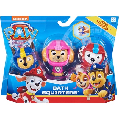 Besuche den PAW PATROL-Store PAW PATROL, fľaša s rozprašovačom do kúpeľne s Marshallom, Chaseom a Skye, 3 kusy