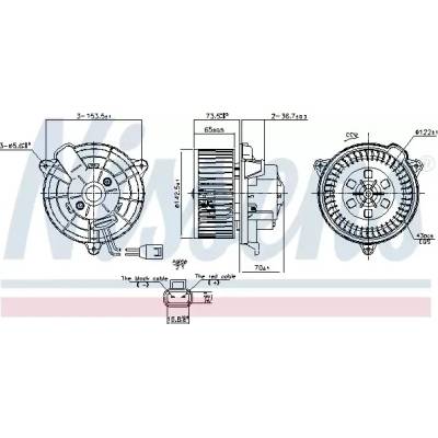 NISSENS Vnitřní ventilátor NIS 87649