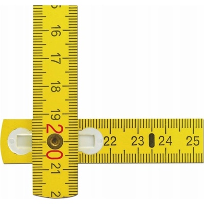 STABILA 01304 skládací 2m dřevěný, barva žlutá, Serie 700, Typ 707