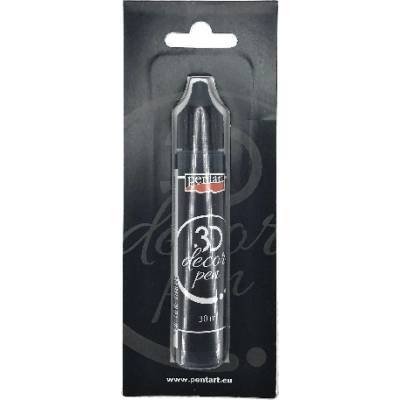 Pentart 3D dekoračné pero 30 ml čierne