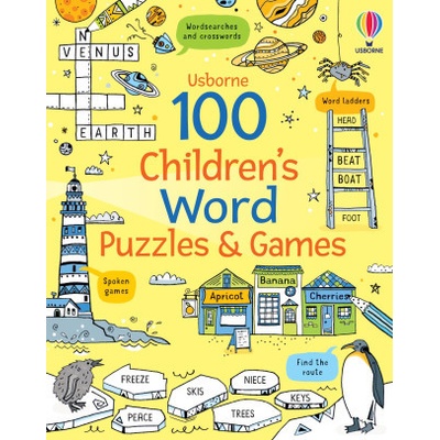 100 Children's Word Puzzles and Games - Phillip Clarke – Hledejceny.cz