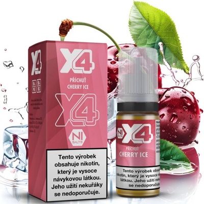 X4 Bar Juice Salt Chladivá třešeň 10 ml 10 mg