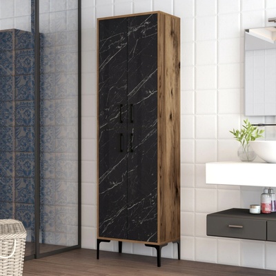 Hanah Home Skříňka BERLIN A ořech černá