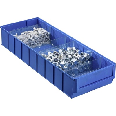 Allit 456570 skladový box, stohovateľné 500 x 185 x 81 mm, modrá, 1 ks; 456570