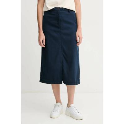 Tommy Hilfiger Sukňa WW0WW44726 tmavomodrá