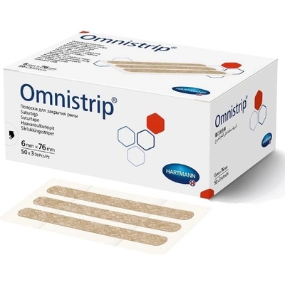 HARTMANN RICO a.s. Omnistrip® proužky na stažení rány z NT varianta: 6 x 76 mm 50 x 3 ks