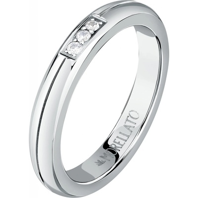 Morellato ocelový prsten s krystaly Love Rings SNA48
