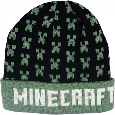 Čierna čiapka Minecraft