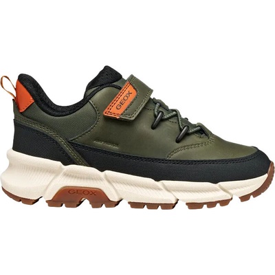 Geox J Flexyper Plus Khaki,Čierna
