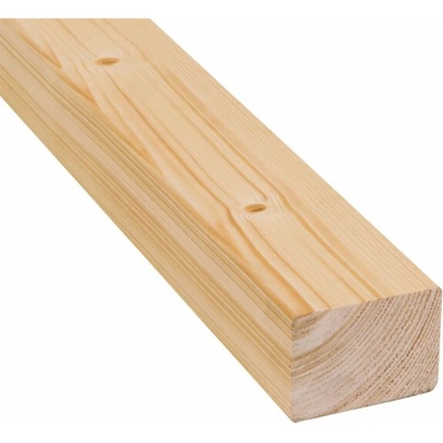 Rámové dřevo smrk/jedle, hoblované a zkosené, 54 mm x 74 mm x 2000 mm