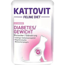 Kattovit Feline Diet Diabetes s lososom 85 g
