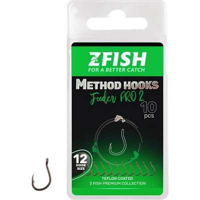 Zfish Háčky Method Feeder Pro 2 10 ks Vel.10