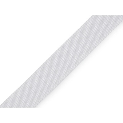 Prima-obchod Popruh polypropylenový šíře 25 mm tloušťka 2 mm, barva 2 bílá