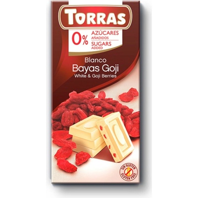 Torras Biela čokoláda s goji 75 g