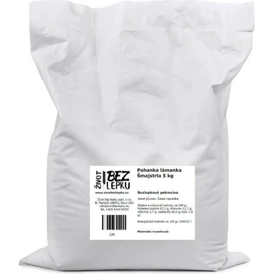 Život bez lepku Pohanka lámanka Šmajstrla 5 kg
