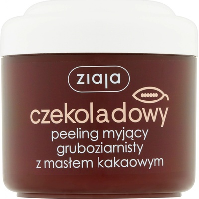 Ziaja čokoládový mycí peeling hrubozrnistý Kakaové máslo 200 ml