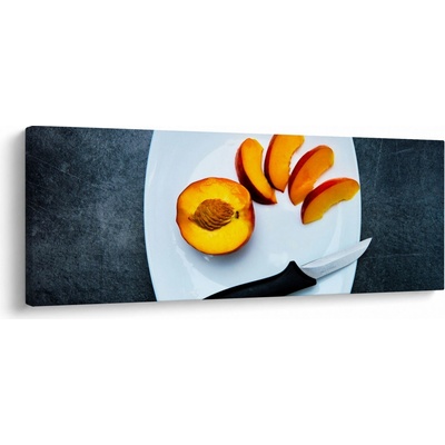 Obraz broskve, jednodílný 100x40 cm