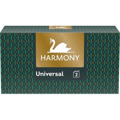 Harmony Prima kozmetické utierky 2-vrstvové biele celulóza 150 ks