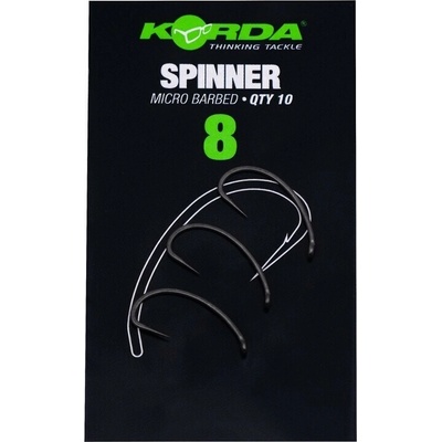 Korda háčky Spinner bez protihrotu 10 ks vel.8