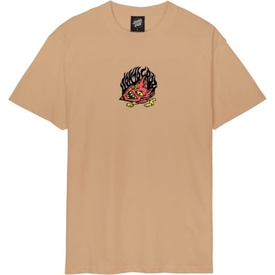 Santa Cruz Delfino Devil Mask Front t-shirt Taupe