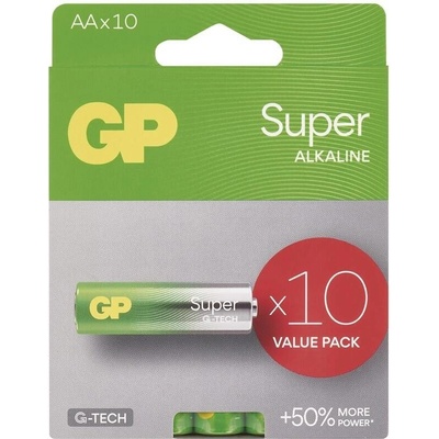 MEGAPACK 10 KS Baterie LR6 / AA GP super – Hledejceny.cz