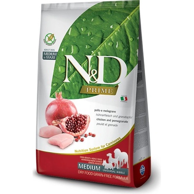 N&D Grain Free Adult Medium Chicken & Pomegranate 2,5 kg
