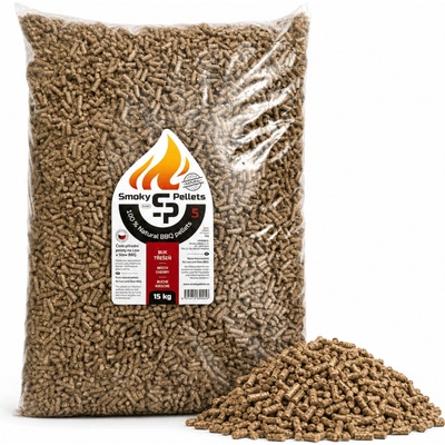 Smoky Pellets Dřevěné pelety Buk / Třešeň 15 kg