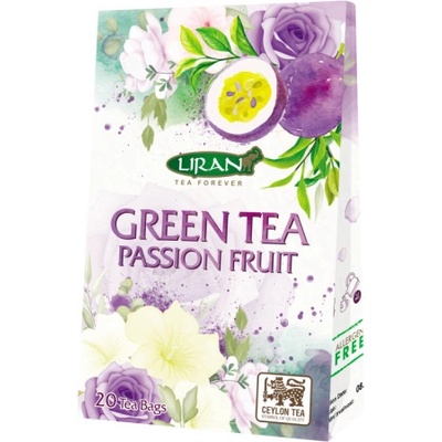 LIRAN Zelený čaj passion fruit 20 x 1,5 g