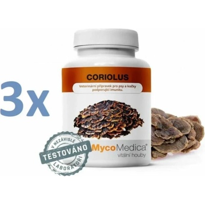 MycoMedica Coriolus Versicolor Outkovka pestrá 3 x 90 kapslí