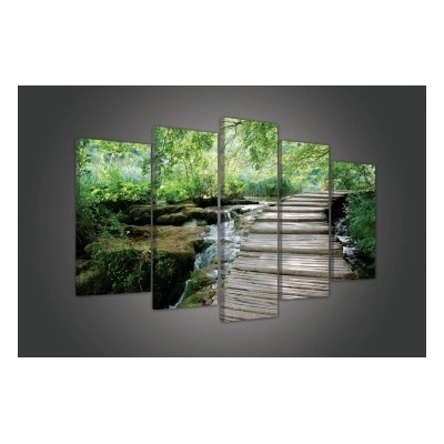 Obraz na plátne viacdielny - OB3450 - Chodník 100cm x 60cm - S17