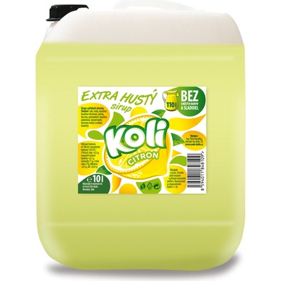 Koli sirup EXTRA hustý citron 10 l