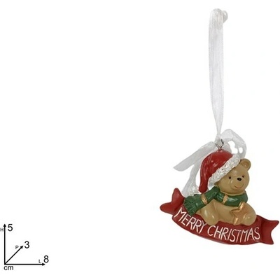 MAKRO - Medvedík závesný Merry Xmas