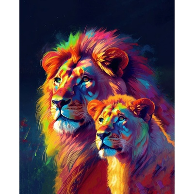 ZUTY Obrazy na stenu - Levia krása v sýtych farbách Rámovanie: vypnuté plátno na rám, Rozmer: 40x50 cm