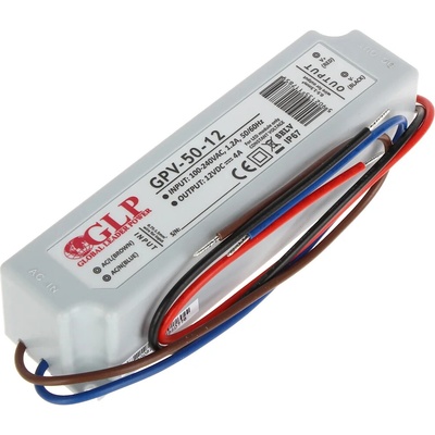 GPV Zdroj pre LED GPV-50-12, 12V/4A 48W IP67