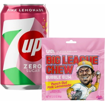 7up sycený limetkový nápoj s příchutí růžové limonády bez cukru 330 ml