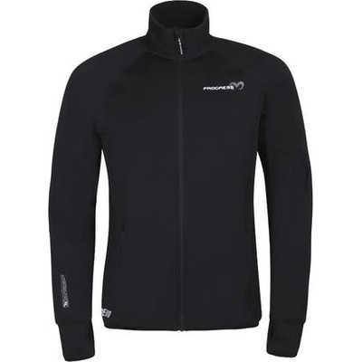 Progress TOREZ MERINO funkční sportovní mikina černá