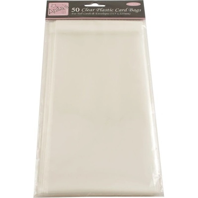 Docrafts Celofánové sáčky DL 115 × 225 mm, samolepicí (50 ks)