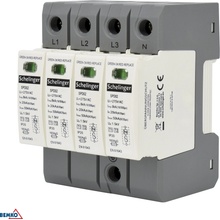 Přepěťová ochrana do rozvaděče 4P T1+T2 (B+C) na DIN lištu Schelinger BM-A51-SPD02-4P-B+C