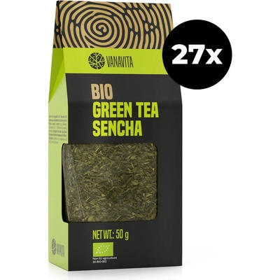 VanaVita BIO Zelený čaj Sencha 27 x 50 g