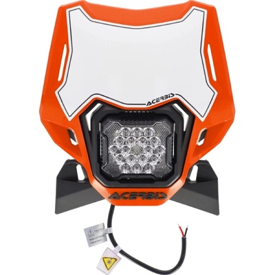 Acerbis Maska svetla ACERBIS VSL LUMEN-X oranž/čierna