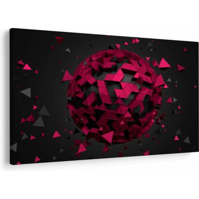 Obraz 3D abstrakcie, jednodielne 120x80 cm