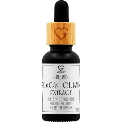 Goodie Extrakt z čiernej rasce BIO - full spectrum extract min. 5 % Thymoquinone Organic Black Cumin Extract 30 ml