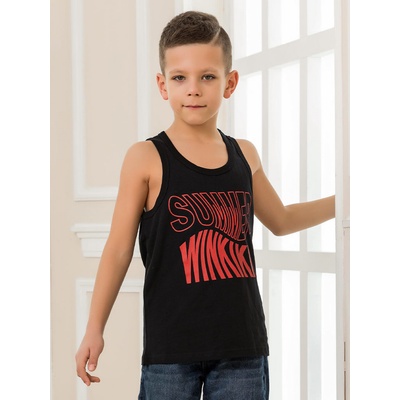 Winkiki Kids Wear chlapecké tílko Summer černá