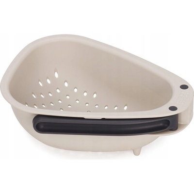 Cedník DROPLET 1000018 22 cm, bílá, plast, Joseph Joseph
