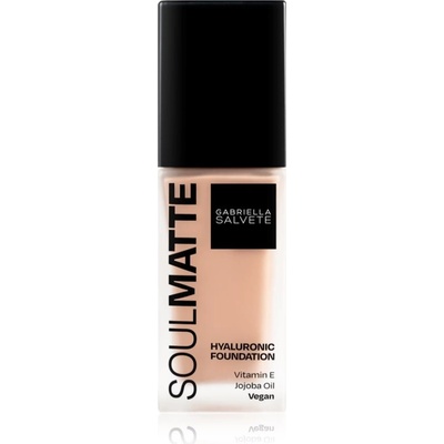 Gabriella Salvete Soulmatte Hyaluronic Foundation hydratační a zmatňující make-up 03N Beige Neutral 30 ml
