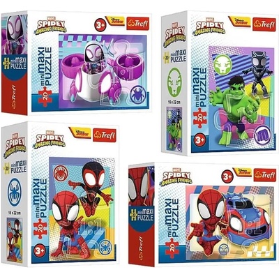 Trefl 20 miniMAXI Spidey a jeho úžasní priatelia 4 druhy