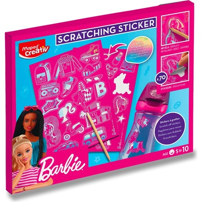 Maped Sada Creativ Barbie Scratching Sticker – Hledejceny.cz