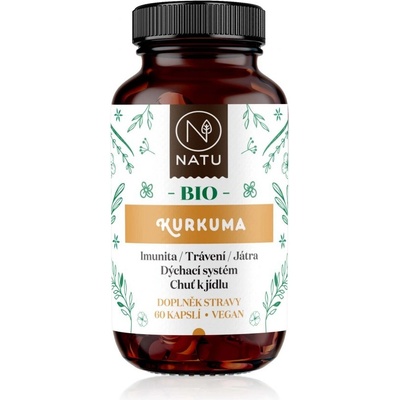Natu BIO Kurkuma 60 kapslí